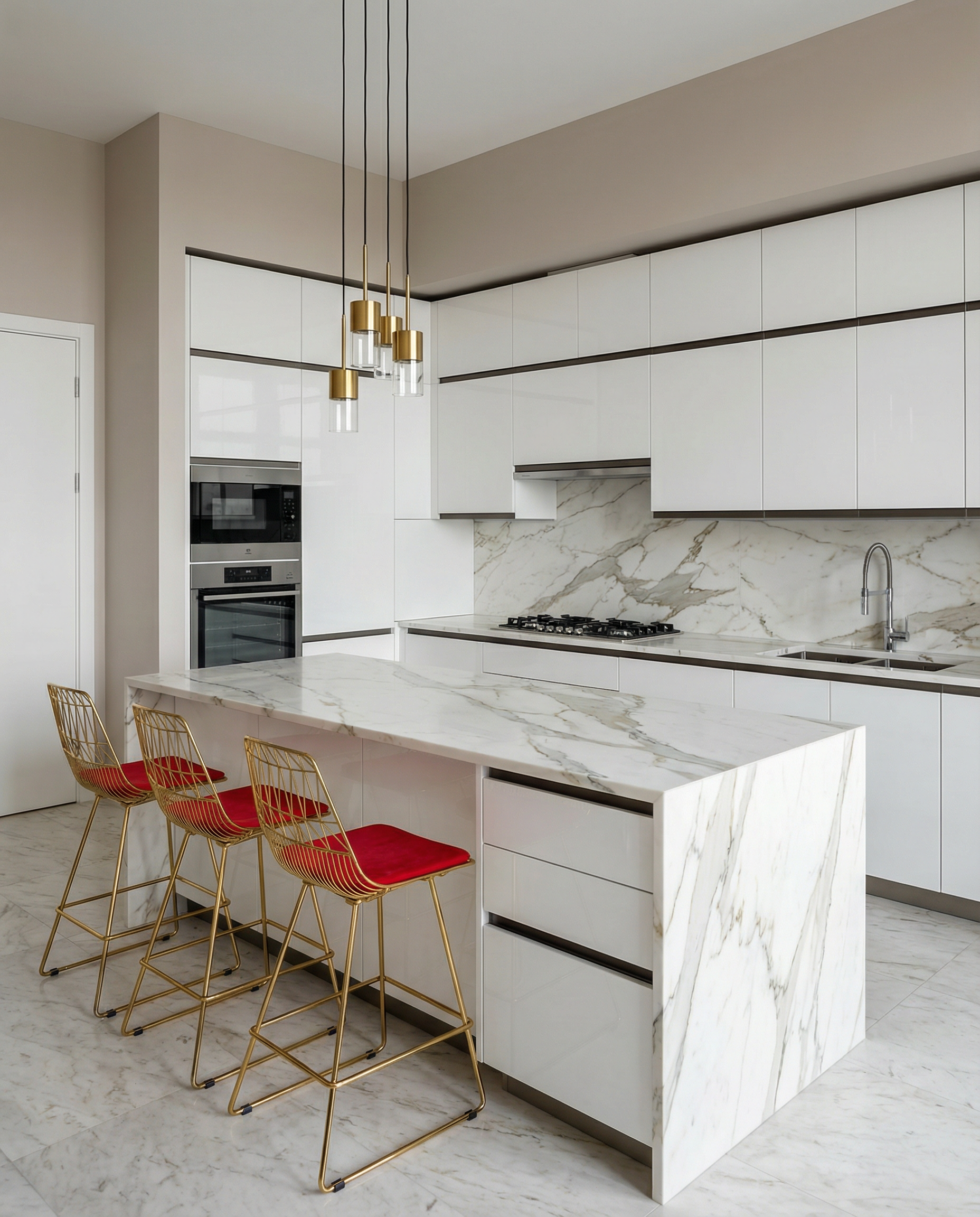 Cocina Modelo C05 — Clásica con Isla