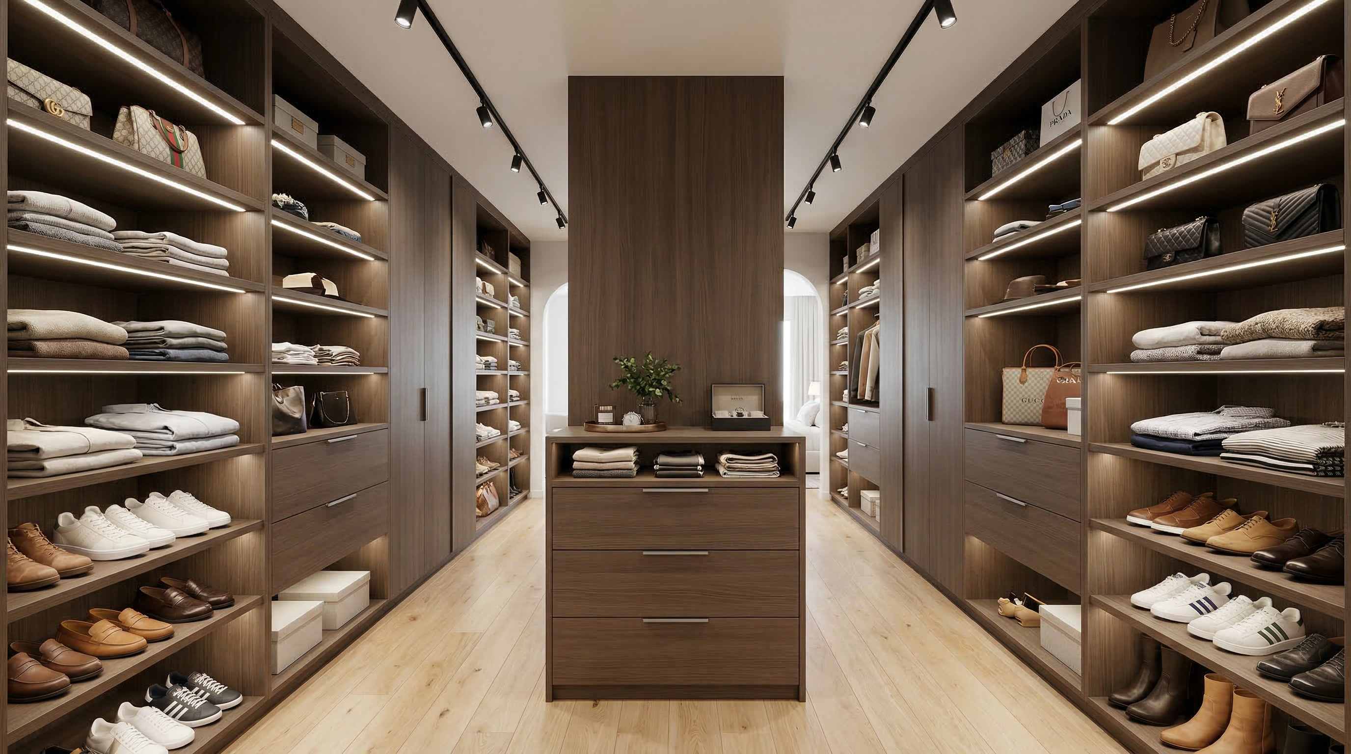 Vestidor Modelo V02 — Isla Central